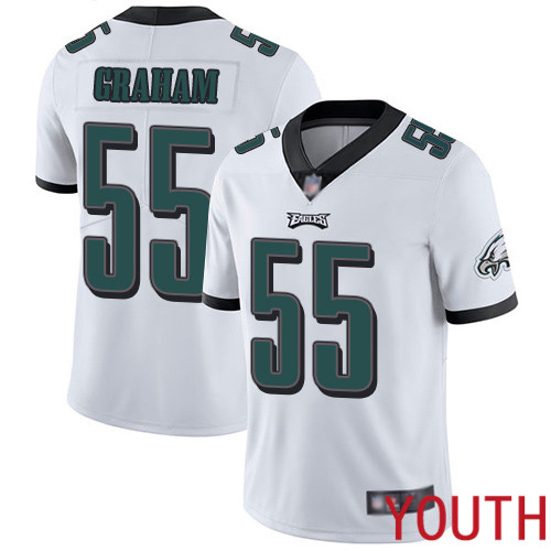 Youth Philadelphia Eagles #55 Brandon Graham White Vapor Untouchable NFL Jersey Limited Player Football->philadelphia eagles->NFL Jersey